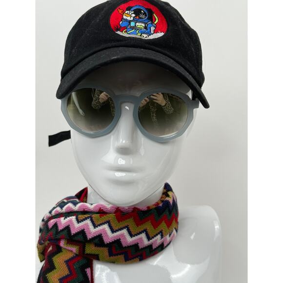 Armani Exchange Light Blue Round Geometric Sunglasses - Picture 2 of 10